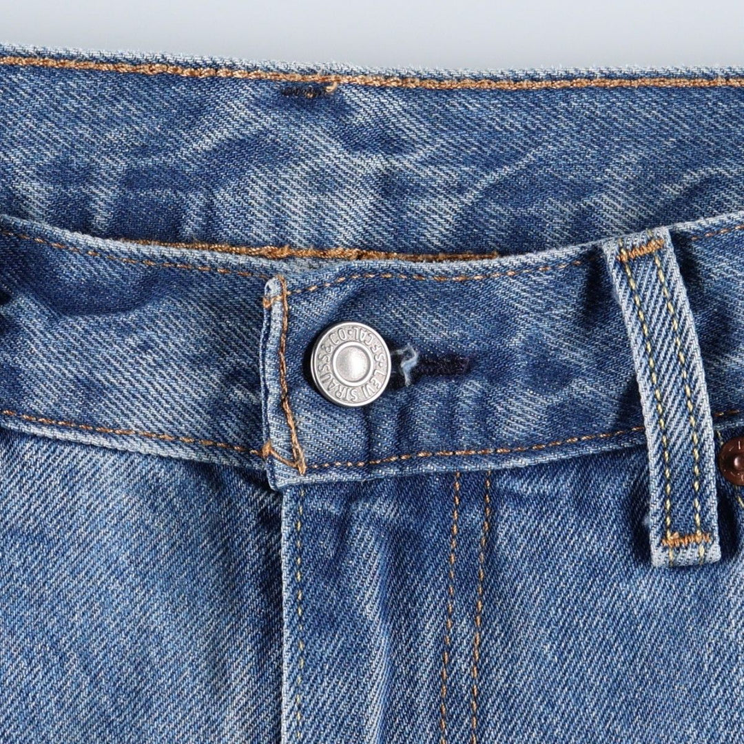 Levi's 405 denim shorts, men's size W35 (approx.) cotton blue type Vintage Second Hand