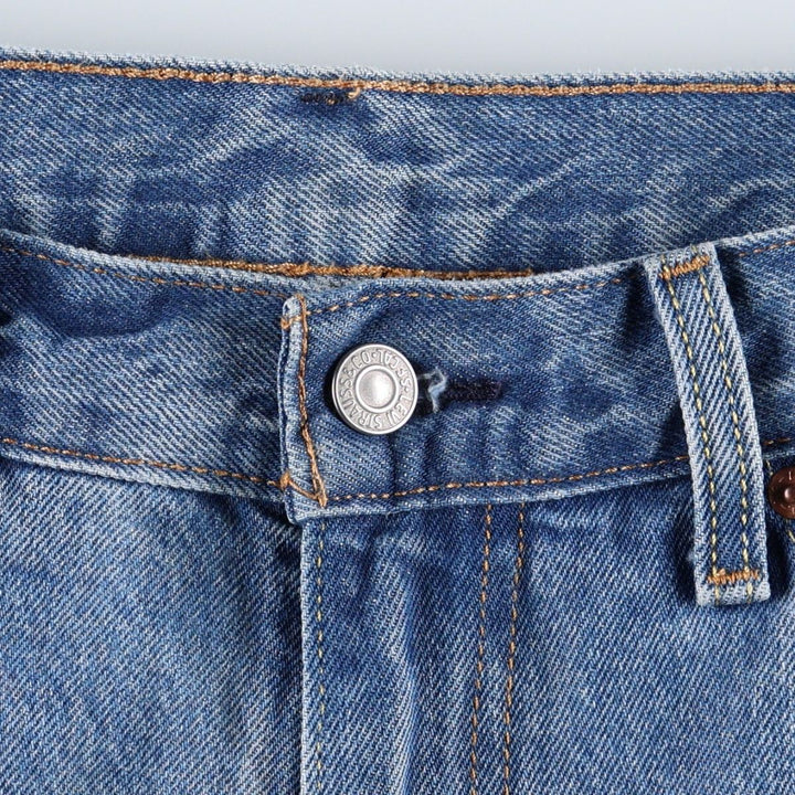 Levi's 405 denim shorts, men's size W35 (approx.) cotton blue type Vintage Second Hand