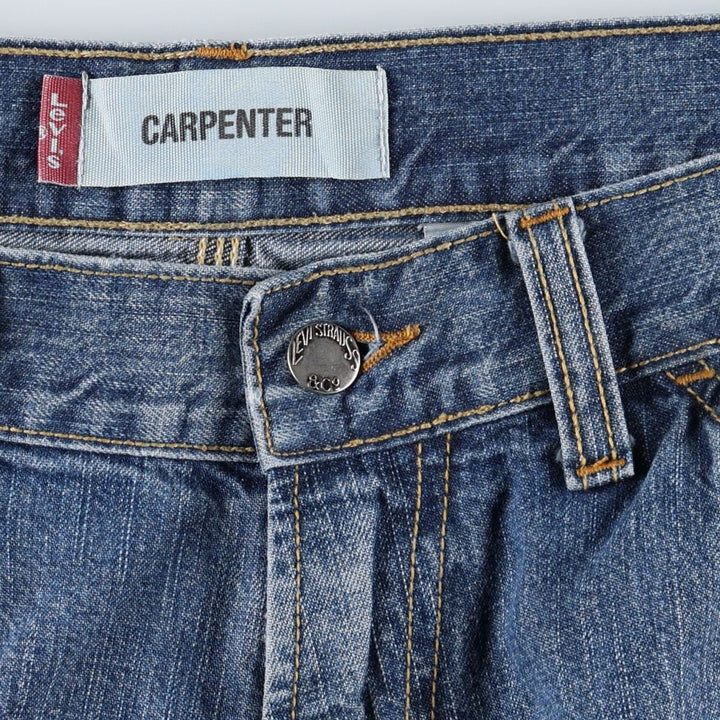 Levi's CARPENTER denim painter shorts, half pants, men's w34 equivalent cotton blue type Vintage Second Hand