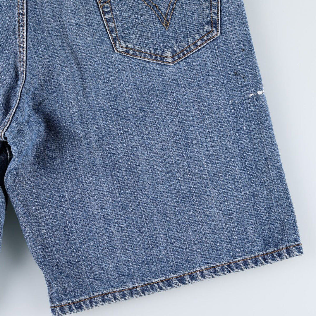 2000'S Levi's 550 Relaxed Fit Denim Shorts/Jorts Men's Size W37 cotton blue type Vintage Second Hand