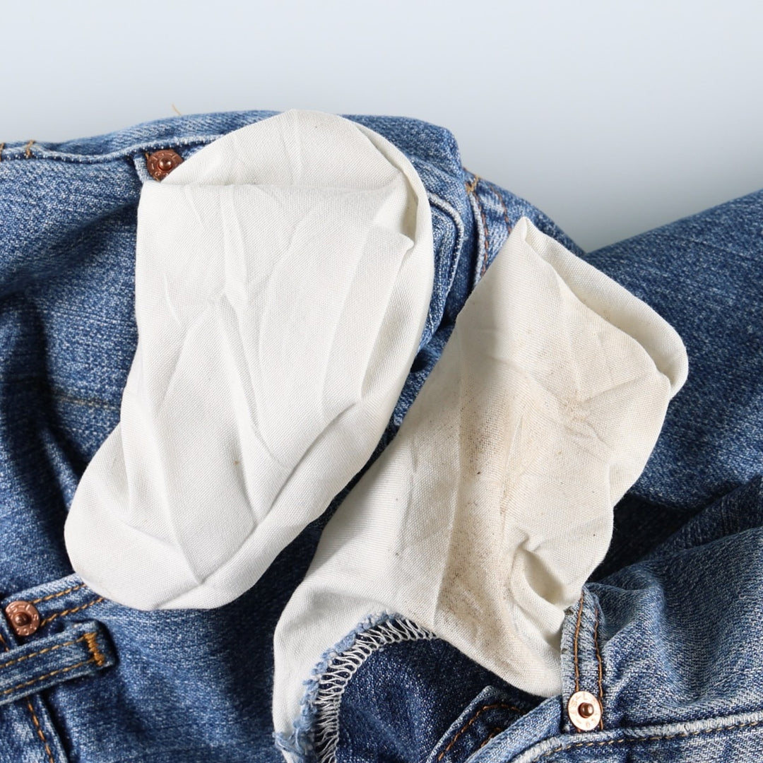 2000'S Levi's 550 Relaxed Fit Denim Shorts/Jorts Men's Size W37 cotton blue type Vintage Second Hand