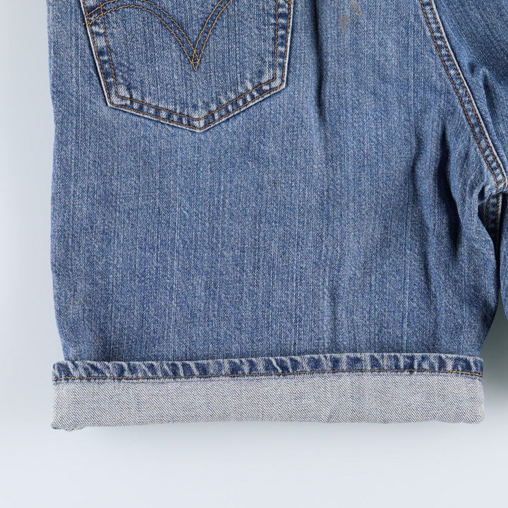 2000'S Levi's 550 Relaxed Fit Denim Shorts/Jorts Men's Size W37 cotton blue type Vintage Second Hand