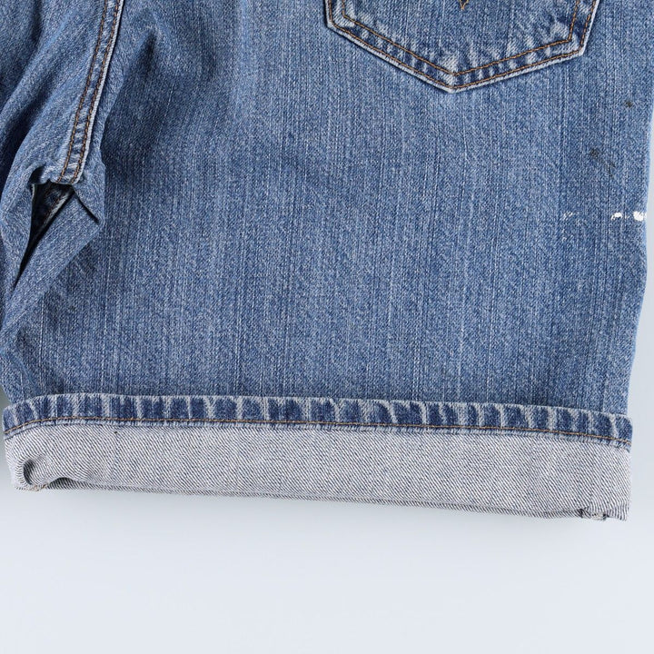 2000'S Levi's 550 Relaxed Fit Denim Shorts/Jorts Men's Size W37 cotton blue type Vintage Second Hand