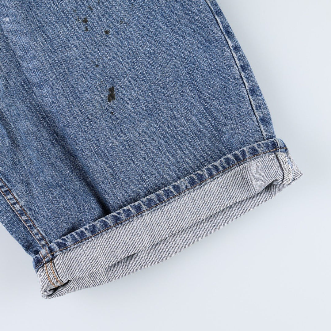 2000'S Levi's 550 Relaxed Fit Denim Shorts/Jorts Men's Size W37 cotton blue type Vintage Second Hand