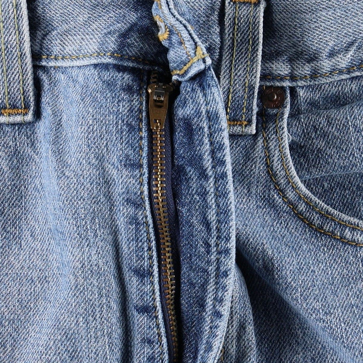Levi's 505 Straight Fit Denim Shorts (Men's W32 equivalent) cotton blue type Vintage Second Hand