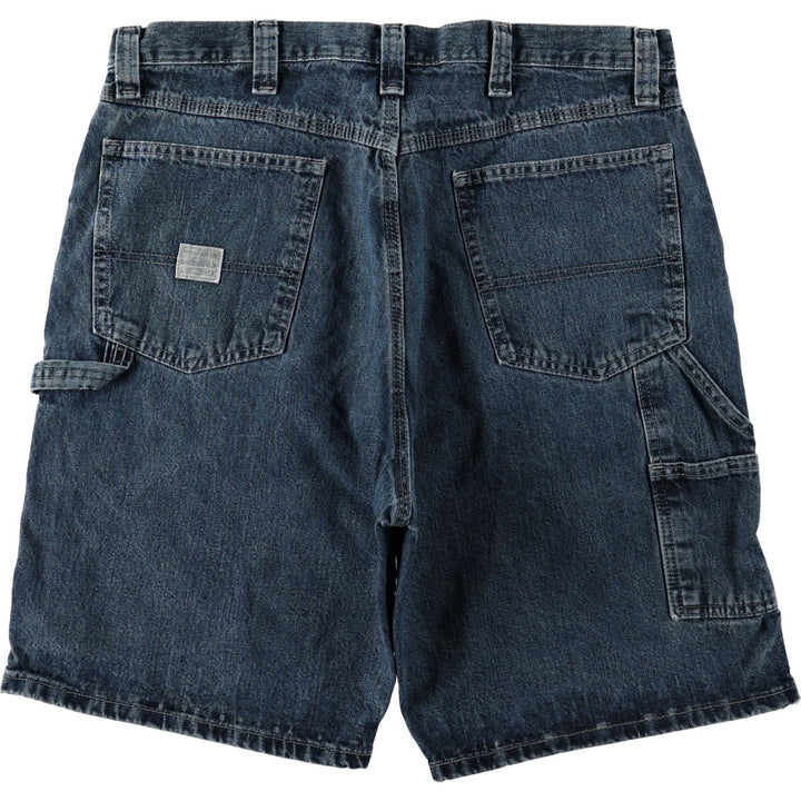 Wrangler Denim Painter Shorts, Shorts, Men's, W37 equivalent cotton blue type Vintage Second Hand