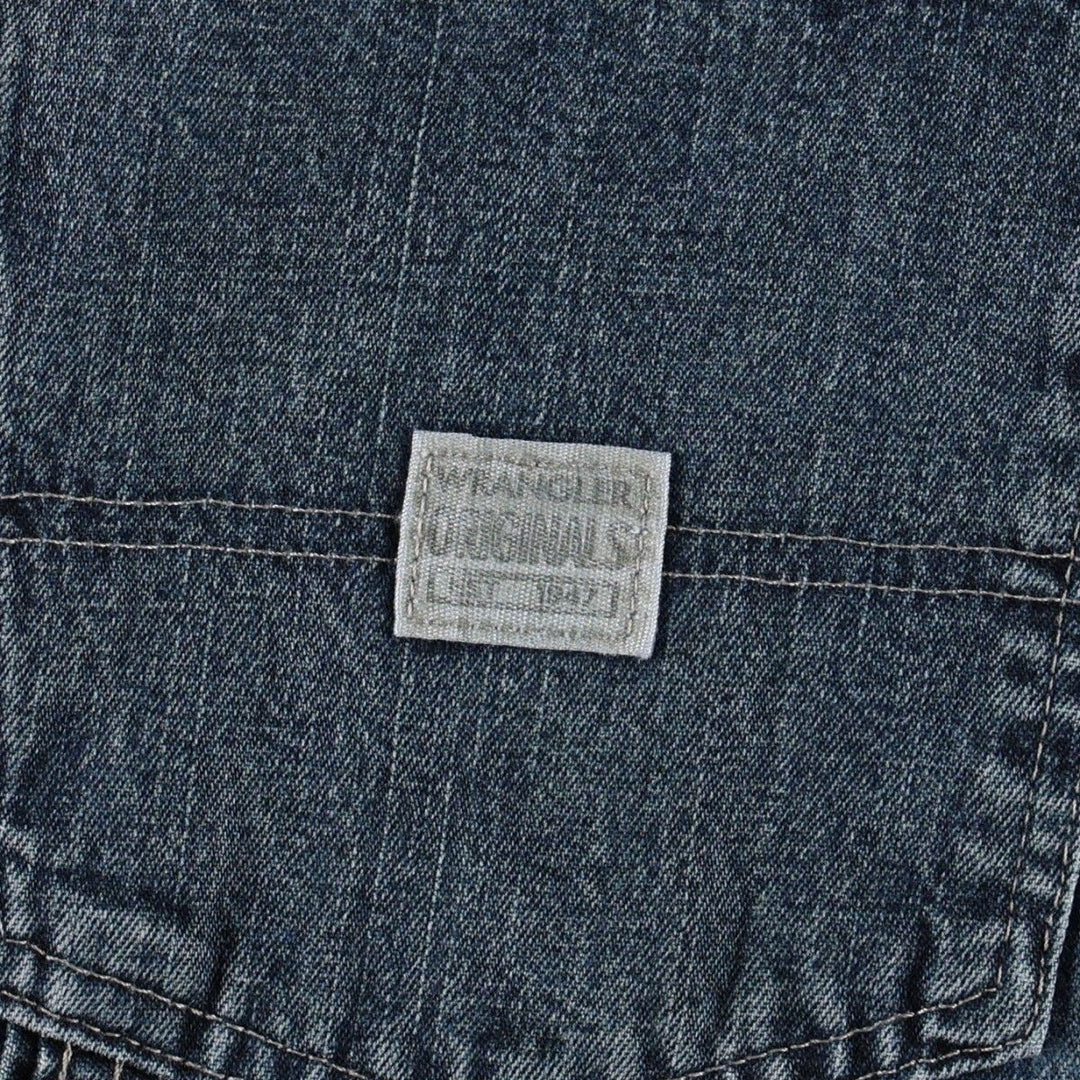 Wrangler Denim Painter Shorts, Shorts, Men's, W37 equivalent cotton blue type Vintage Second Hand