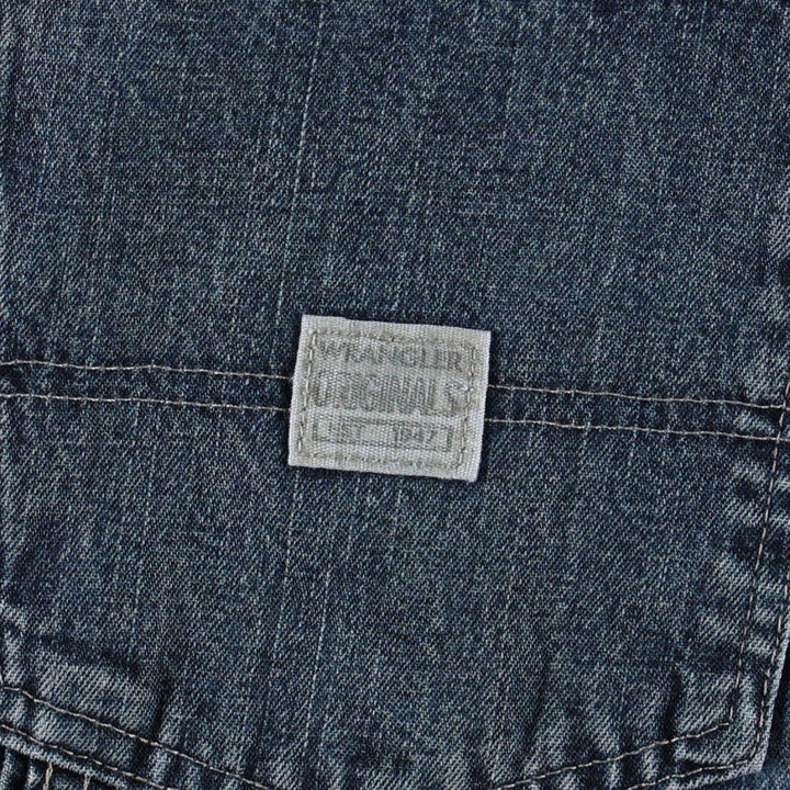 Wrangler Denim Painter Shorts, Shorts, Men's, W37 equivalent cotton blue type Vintage Second Hand
