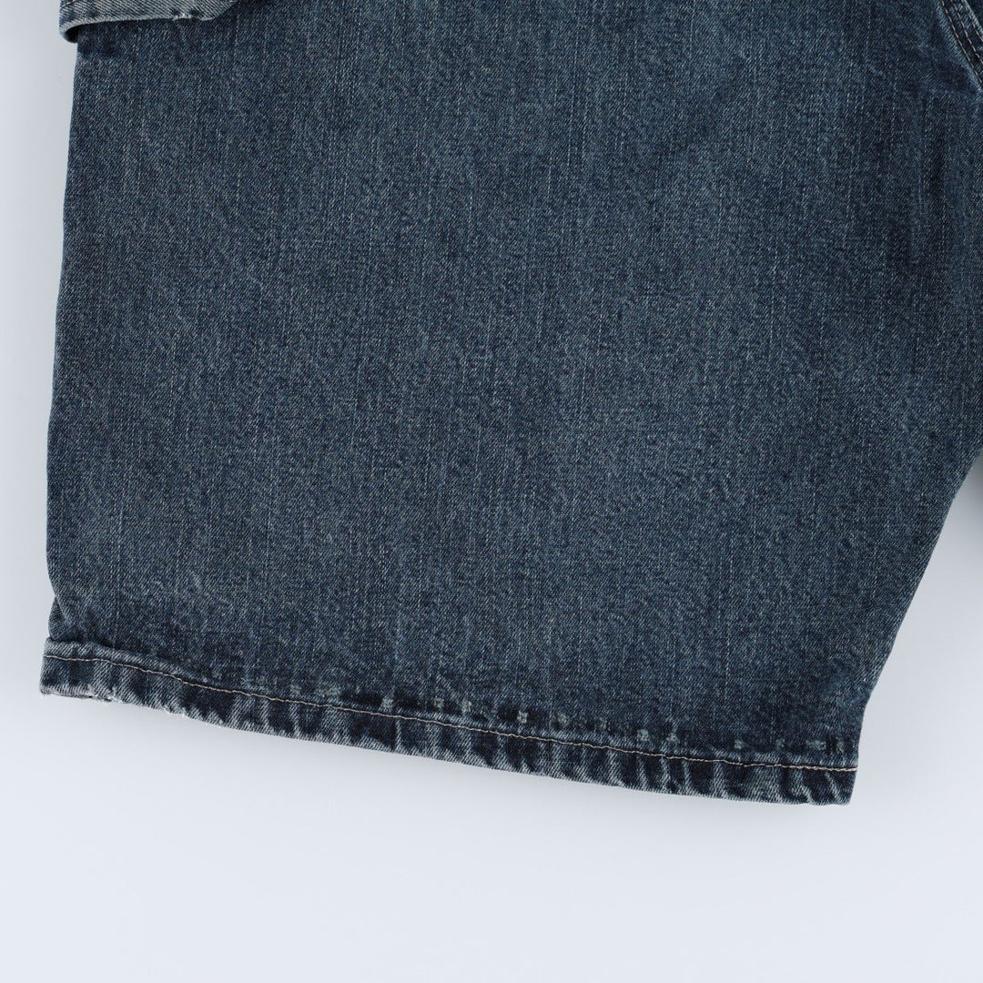 Wrangler Denim Painter Shorts, Shorts, Men's, W37 equivalent cotton blue type Vintage Second Hand