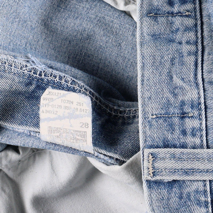 Lee PIPES denim shorts, men's size W34 (approx.), vintage. unclear blue type Vintage Second Hand