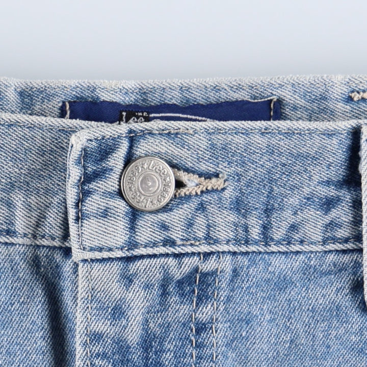 Lee PIPES denim shorts, men's size W34 (approx.), vintage. unclear blue type Vintage Second Hand