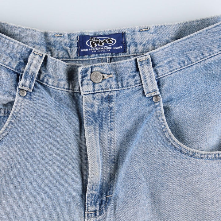 Lee PIPES denim shorts, men's size W34 (approx.), vintage. unclear blue type Vintage Second Hand