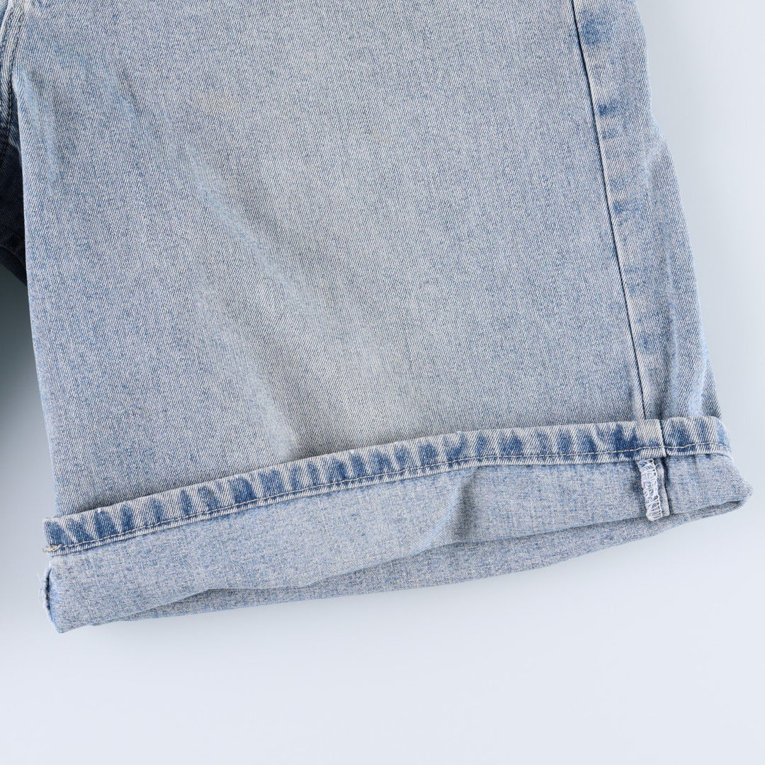 Lee PIPES denim shorts, men's size W34 (approx.), vintage. unclear blue type Vintage Second Hand