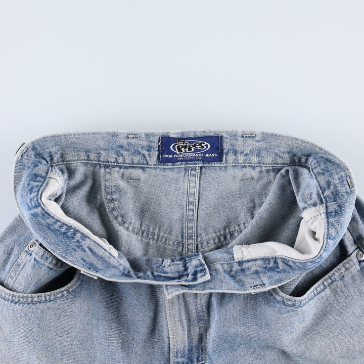 Lee PIPES denim shorts, men's size W34 (approx.), vintage. unclear blue type Vintage Second Hand