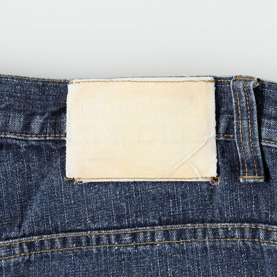 South Pole denim shorts, half pants, cargo pants, men's size W36 (approx.) Lamy blue type Vintage Second Hand