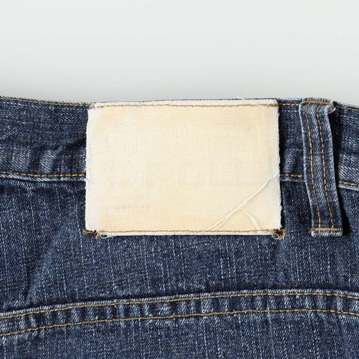South Pole denim shorts, half pants, cargo pants, men's size W36 (approx.) Lamy blue type Vintage Second Hand