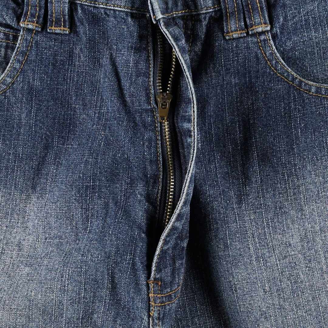 South Pole denim shorts, half pants, cargo pants, men's size W36 (approx.) Lamy blue type Vintage Second Hand