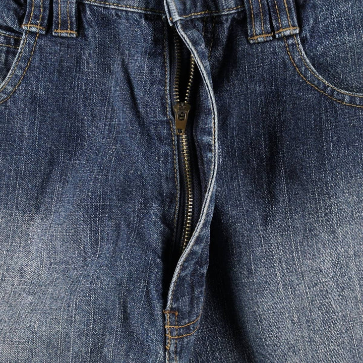 South Pole denim shorts, half pants, cargo pants, men's size W36 (approx.) Lamy blue type Vintage Second Hand