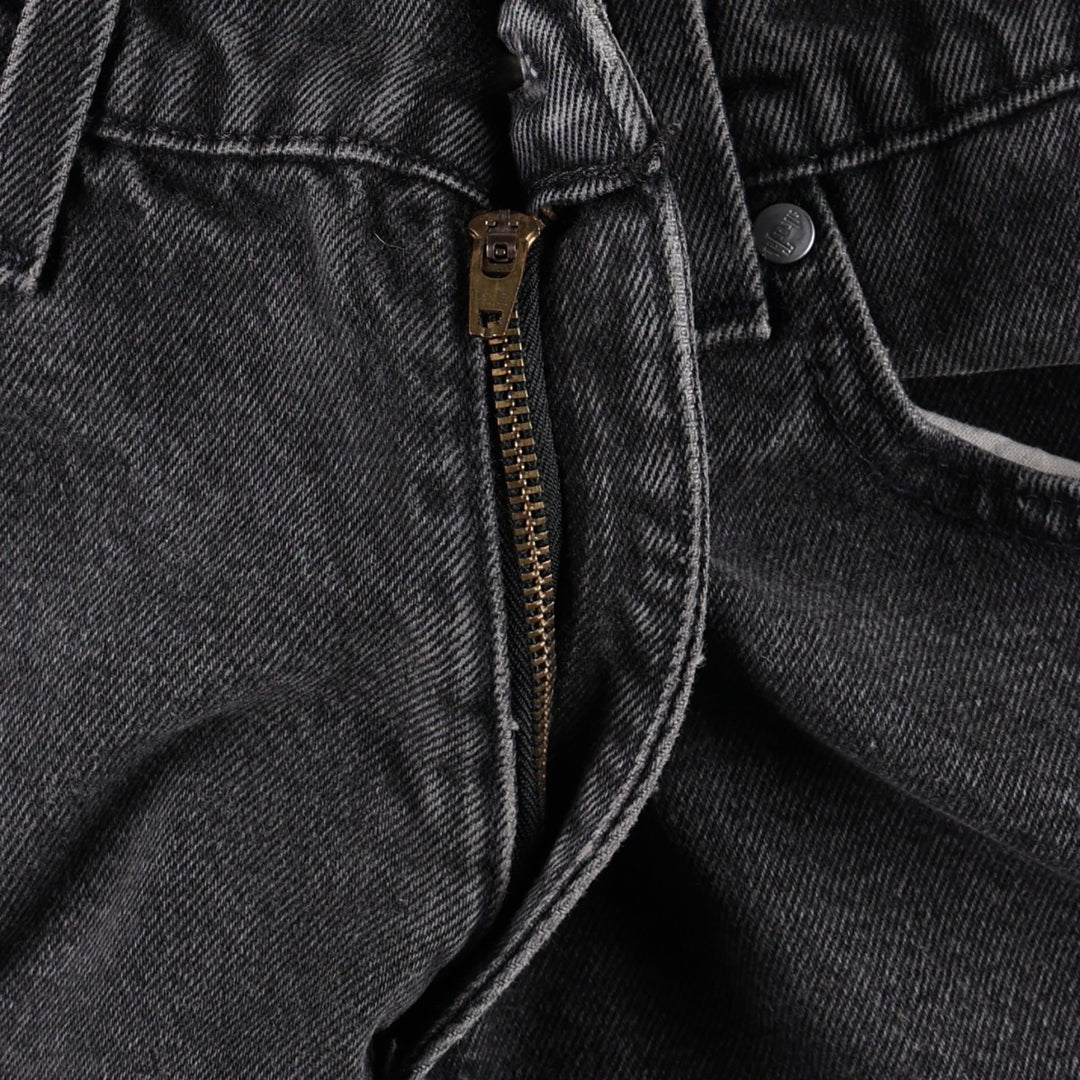 90'S Levi's Silver Tab Loose Black Denim Shorts, Made in USA, Men's W30 (approx.), Vintage cotton black type Vintage Second Hand