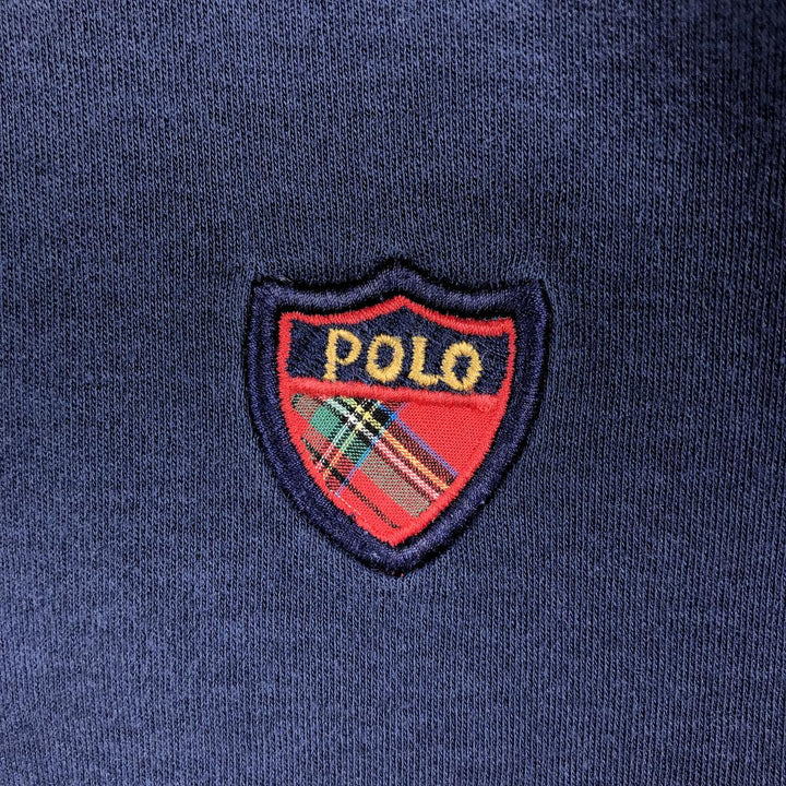 Ralph Lauren POLO GOLF Long sleeve polo shirt for men, size M Pima Cotton navy blue type Vintage Second Hand