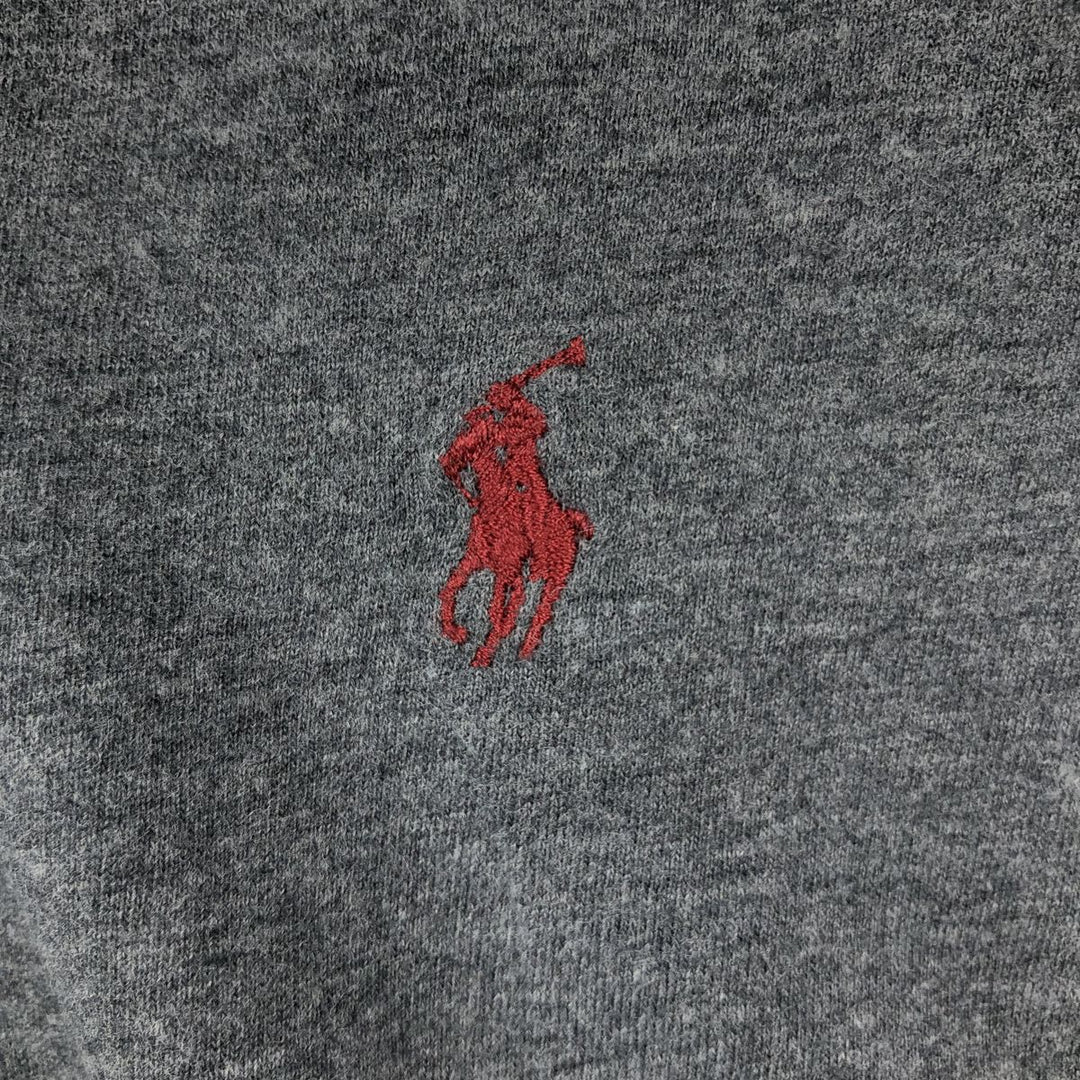 Ralph Lauren POLO by Ralph Lauren long sleeve polo shirt, men's size L cotton gray type Vintage Second Hand