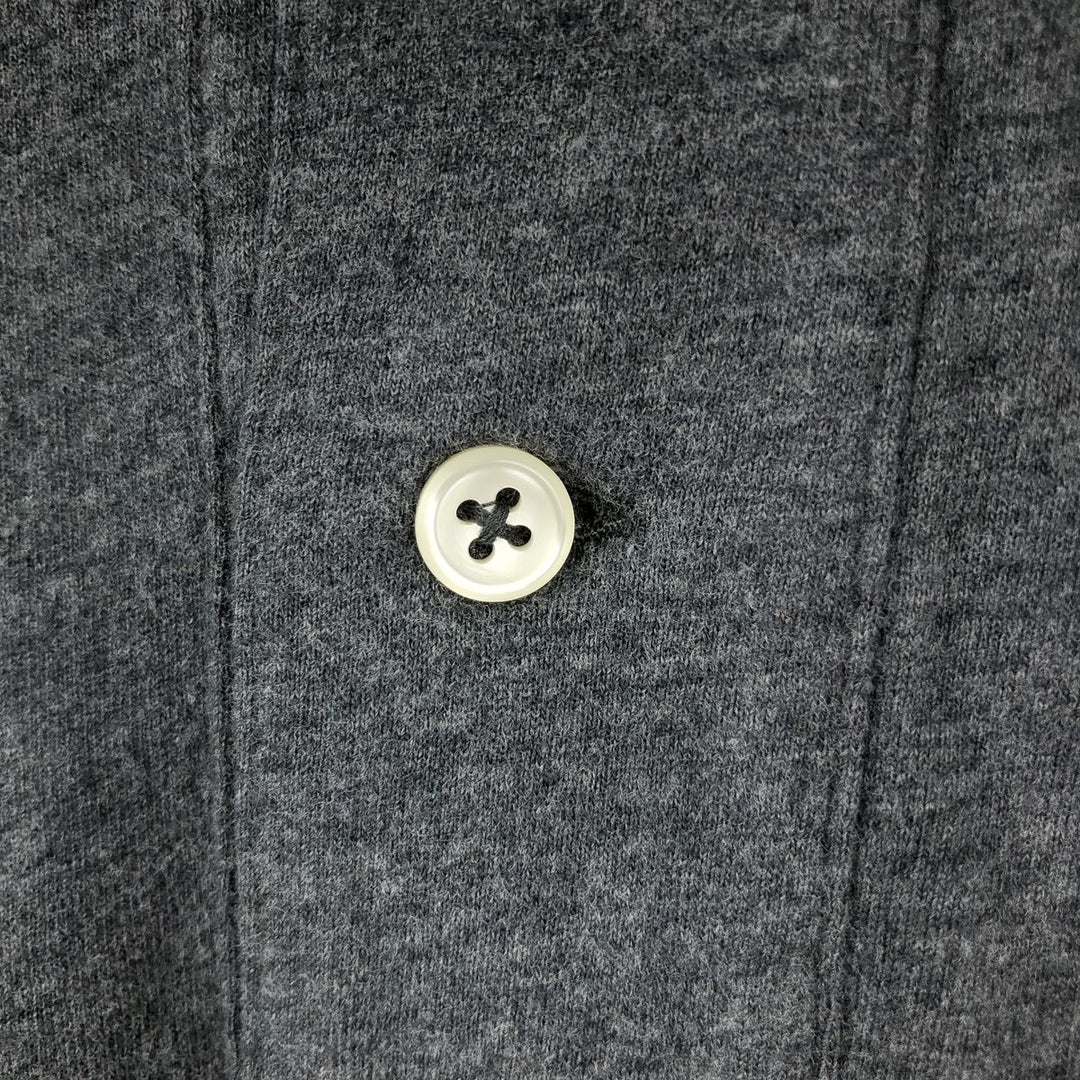 Ralph Lauren POLO by Ralph Lauren long sleeve polo shirt, men's size L cotton gray type Vintage Second Hand