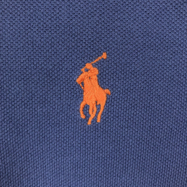 Ralph Lauren POLO by Ralph Lauren long sleeve polo shirt, men's size L cotton blue type Vintage Second Hand