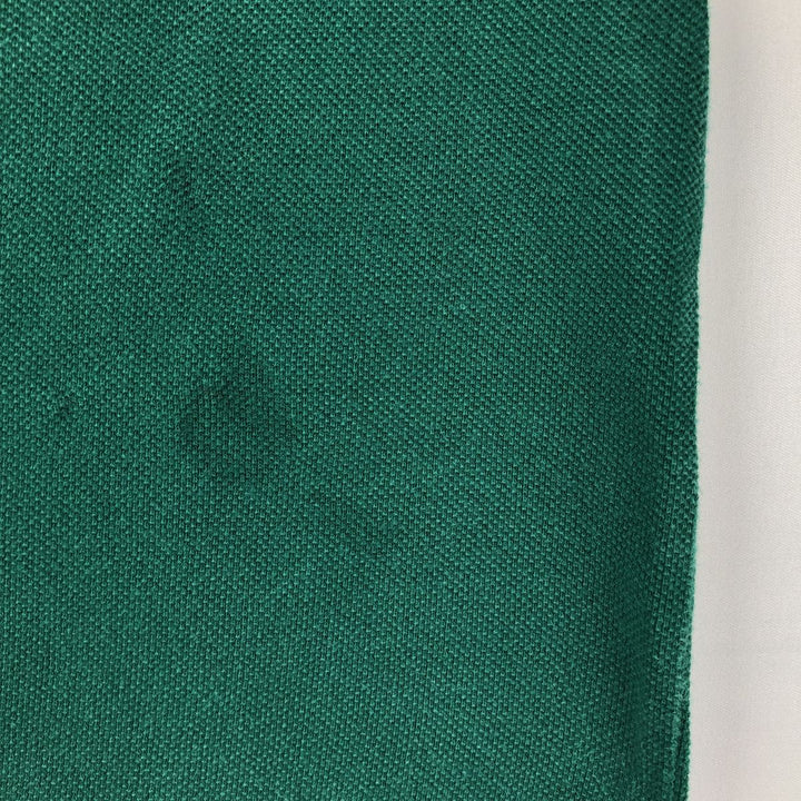 1980'S Lacoste CHEMISE French Lacoste Long-Sleeve Polo Shirt, Made in France, Size 6 (Men's XL equivalent), Vintage cotton Green type dark green Vintage Second Hand
