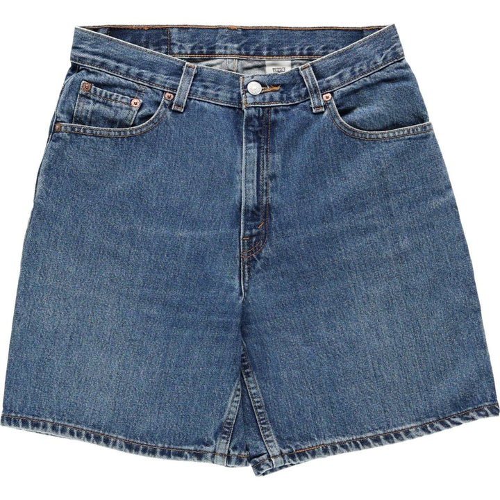2000'S Levi's denim shorts, women's size L (equivalent to W30). cotton blue type Vintage Second Hand