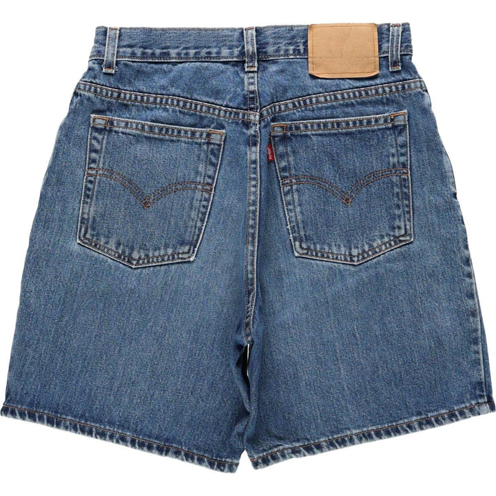 2000'S Levi's denim shorts, women's size L (equivalent to W30). cotton blue type Vintage Second Hand