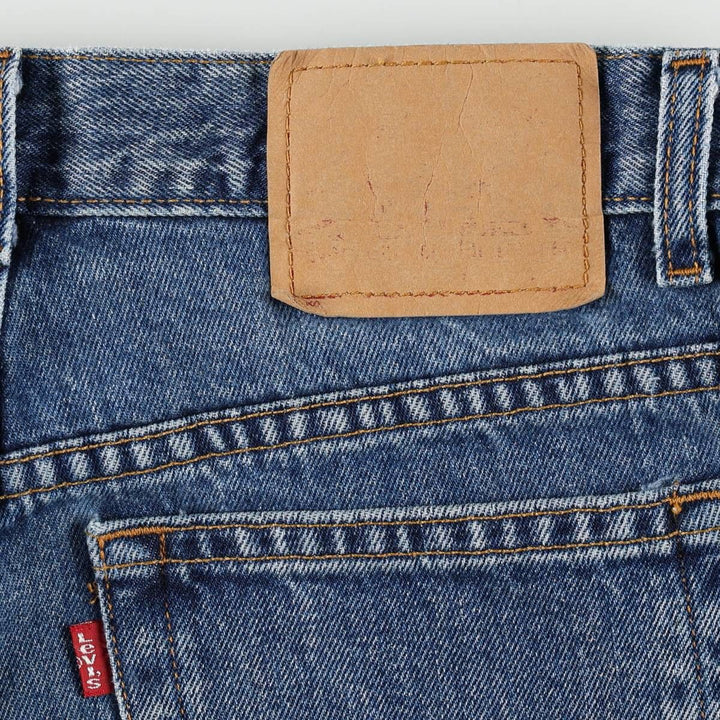 2000'S Levi's denim shorts, women's size L (equivalent to W30). cotton blue type Vintage Second Hand