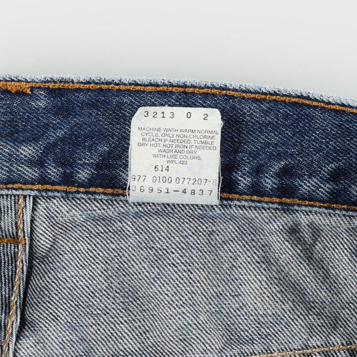 2000'S Levi's denim shorts, women's size L (equivalent to W30). cotton blue type Vintage Second Hand