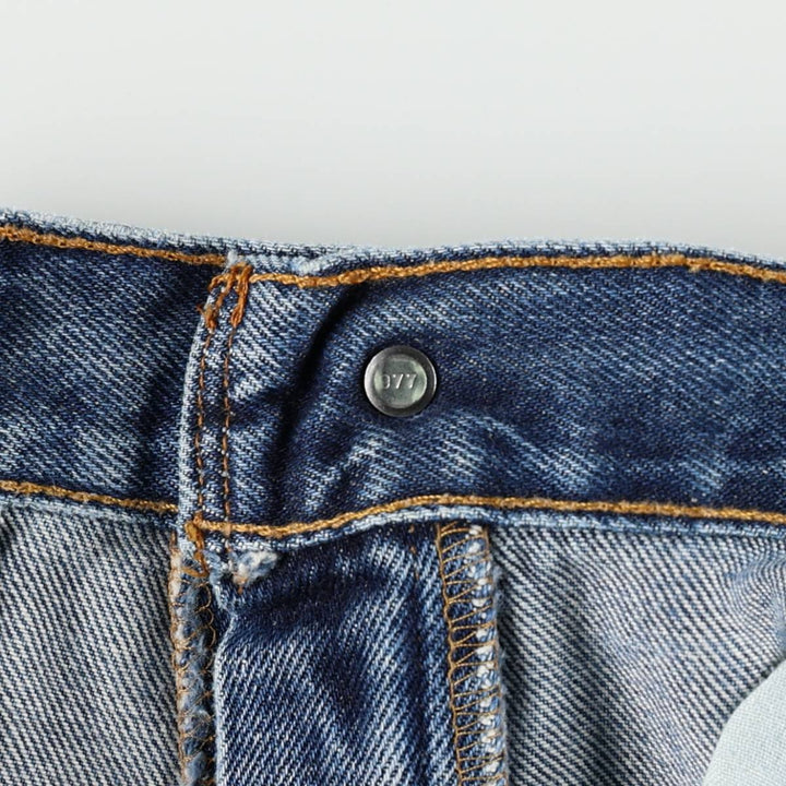 2000'S Levi's denim shorts, women's size L (equivalent to W30). cotton blue type Vintage Second Hand