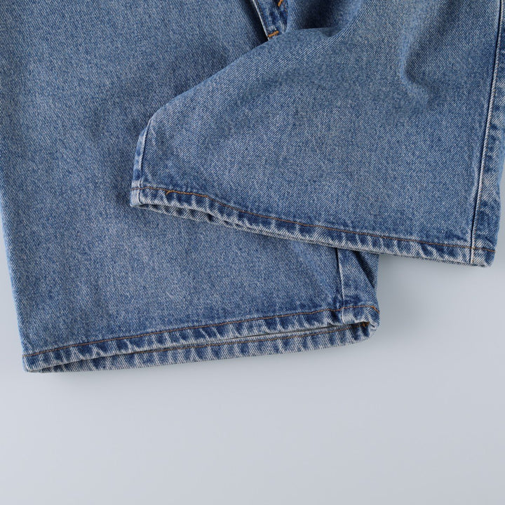 90'S Levi's 37950-0789 Relaxed Fit Denim Shorts, Made in USA, Women's Size L (equivalent to W30), Vintage. cotton blue type Vintage Second Hand