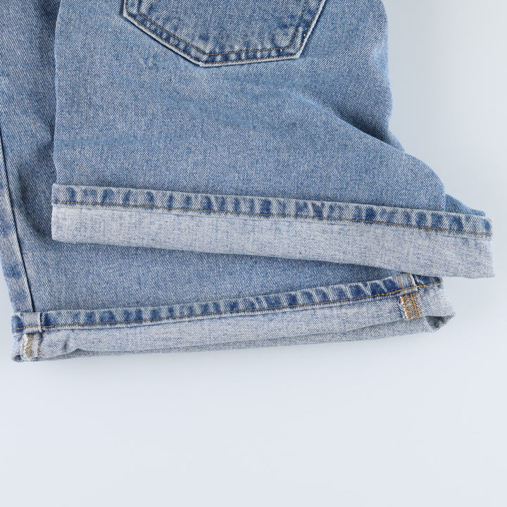 2000'S Ralph Lauren POLO JEANS COMPANY denim shorts, women's size XXL (equivalent to W34). cotton blue type Vintage Second Hand