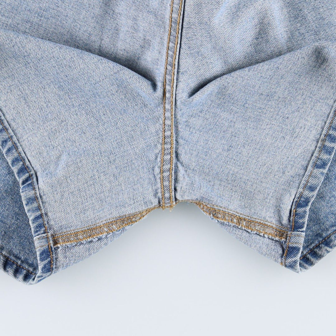 2000'S Ralph Lauren POLO JEANS COMPANY denim shorts, women's size XXL (equivalent to W34). cotton blue type Vintage Second Hand