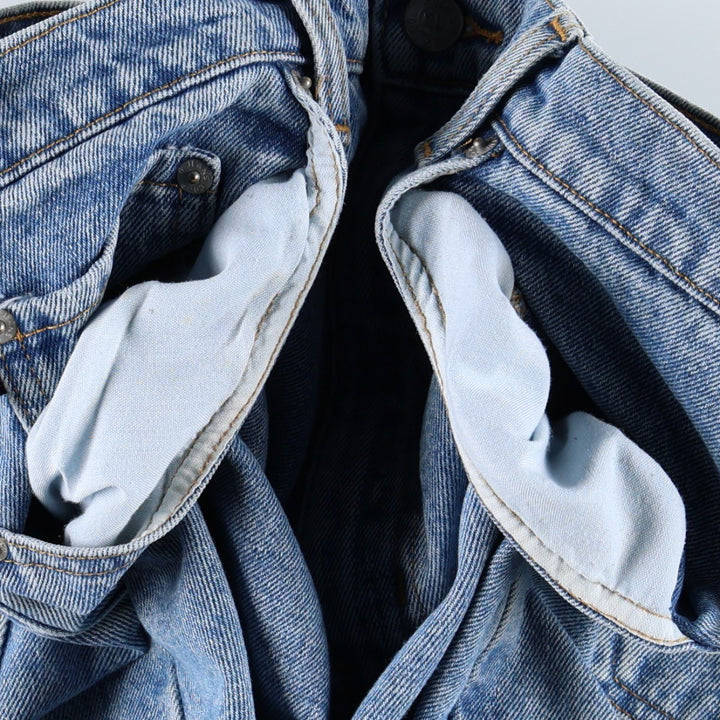 2000'S Ralph Lauren POLO JEANS COMPANY denim shorts, women's size XXL (equivalent to W34). cotton blue type Vintage Second Hand