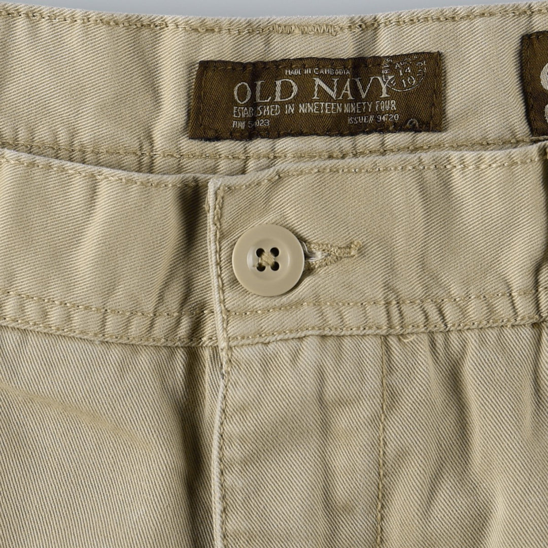 Old Navy cargo shorts, women's size XL (equivalent to W32). cotton Beige type Vintage Second Hand