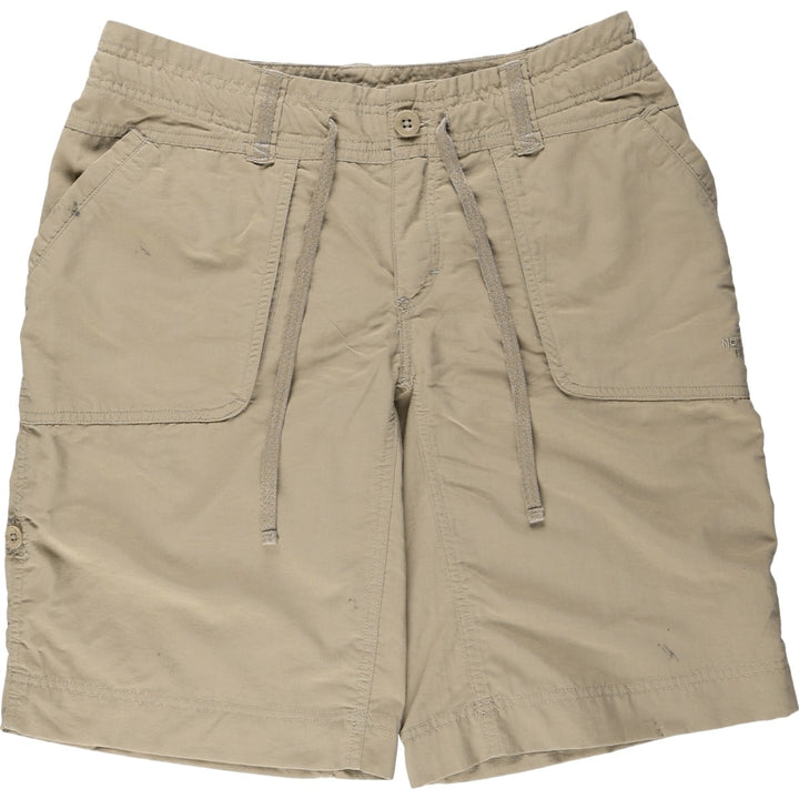 The North Face 2-Way Ripstop Nylon Shorts, Women's XL (equivalent to W31) Nylon Beige type Vintage Second Hand