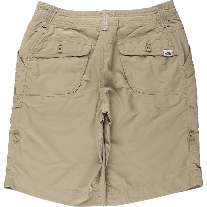 The North Face 2-Way Ripstop Nylon Shorts, Women's XL (equivalent to W31) Nylon Beige type Vintage Second Hand