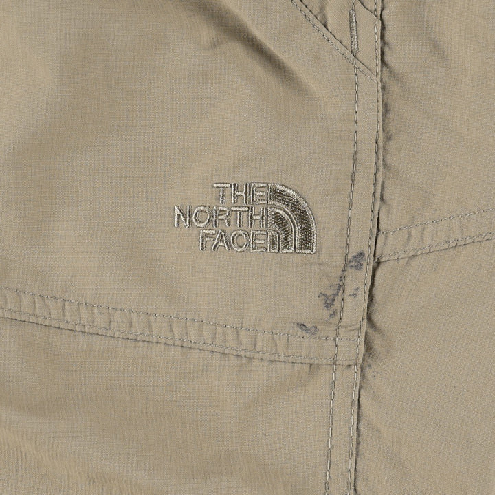 The North Face 2-Way Ripstop Nylon Shorts, Women's XL (equivalent to W31) Nylon Beige type Vintage Second Hand