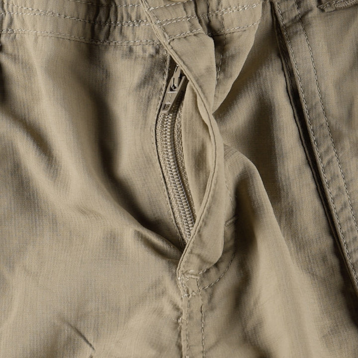 The North Face 2-Way Ripstop Nylon Shorts, Women's XL (equivalent to W31) Nylon Beige type Vintage Second Hand