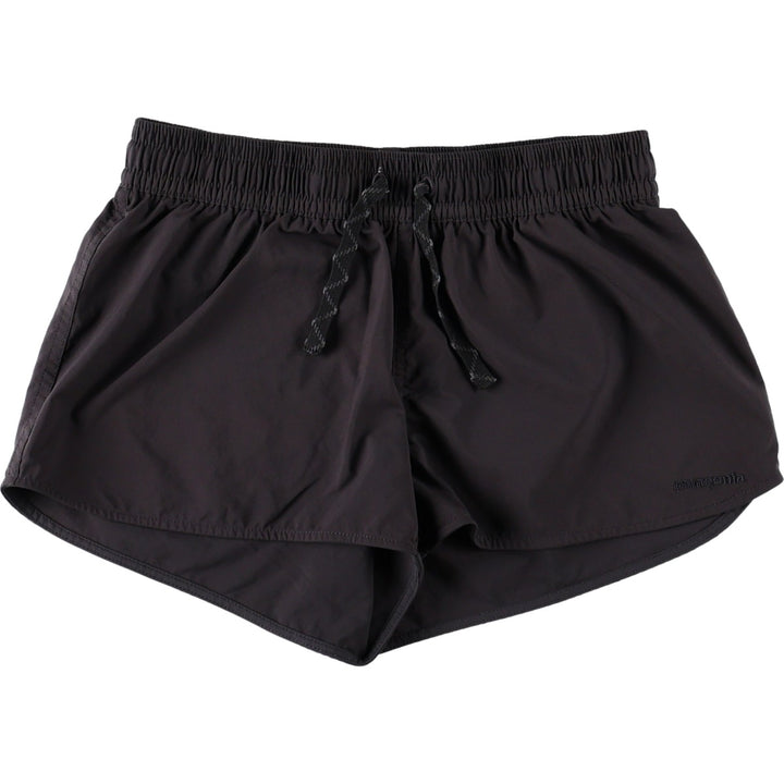 Patagonia Stretch Planing Micro Shorts 76000FA18 Nylon Shorts Women's Size S polyester black type Vintage Second Hand