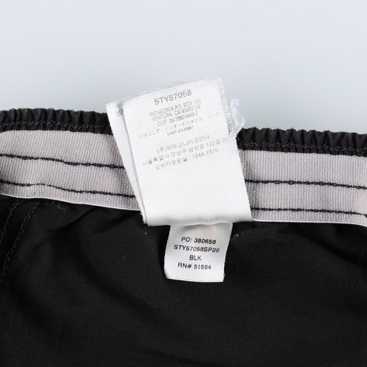 Patagonia BAGGIES SHORTS 5 (5-inch) Nylon Shorts, Women's Size S (approx.) Nylon black type Vintage Second Hand