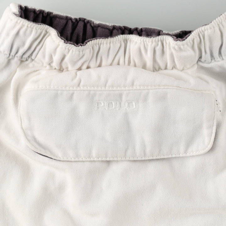 Ralph Lauren POLO by Ralph Lauren Cotton Shorts, Women's Size L (approx.) cotton white type Vintage Second Hand