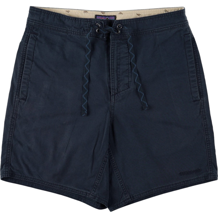 Patagonia 86735SP18 Cotton Shorts, Women's XL (equivalent to W32) Organic cotton navy blue type Vintage Second Hand