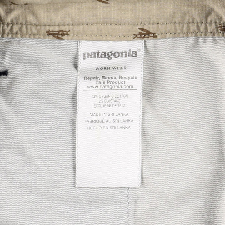 Patagonia 86735SP18 Cotton Shorts, Women's XL (equivalent to W32) Organic cotton navy blue type Vintage Second Hand