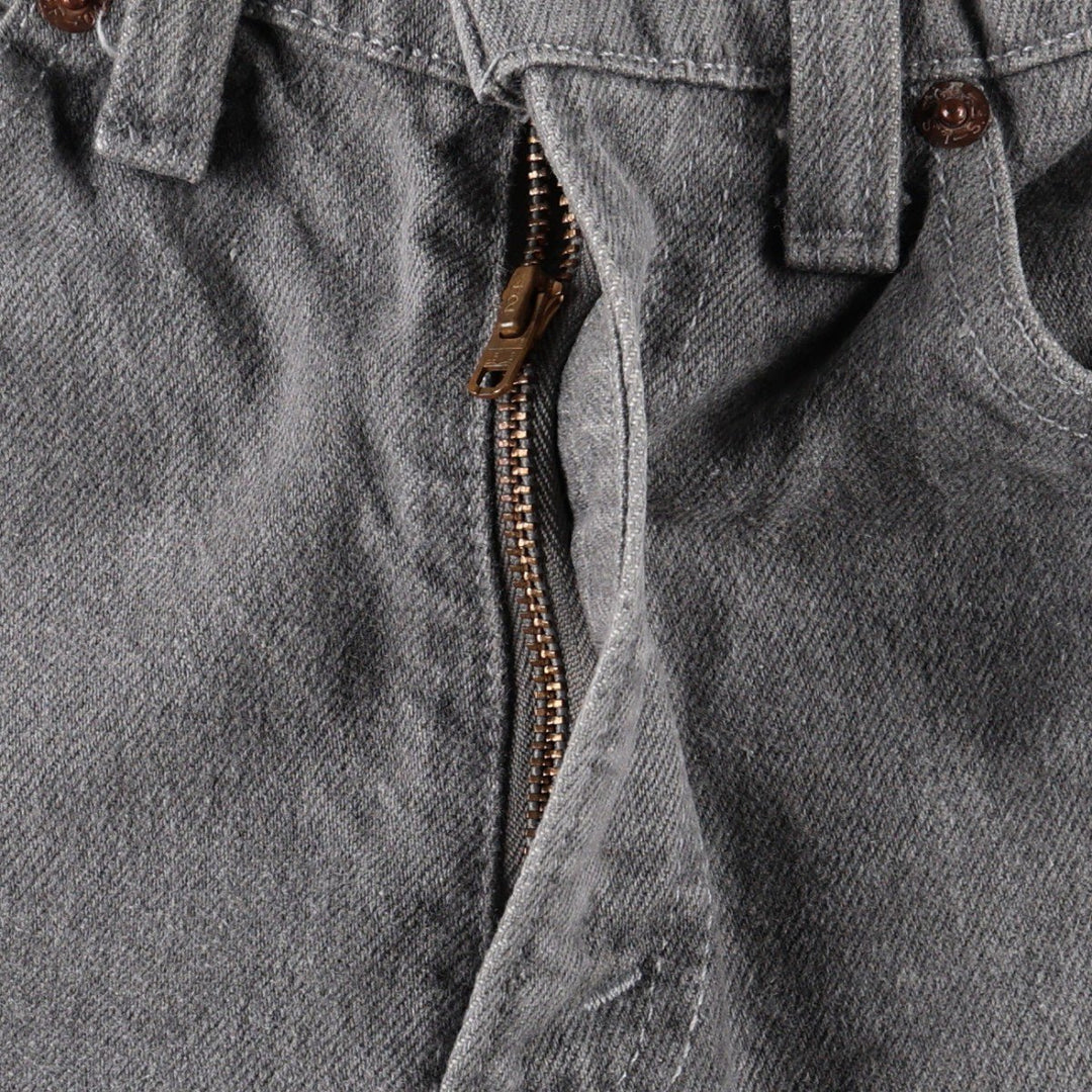 1980'S Levi's 40509-2767 Straight Denim Pants, Made in USA, Women's Size L (W28 equivalent), Vintage unclear gray type Vintage Second Hand