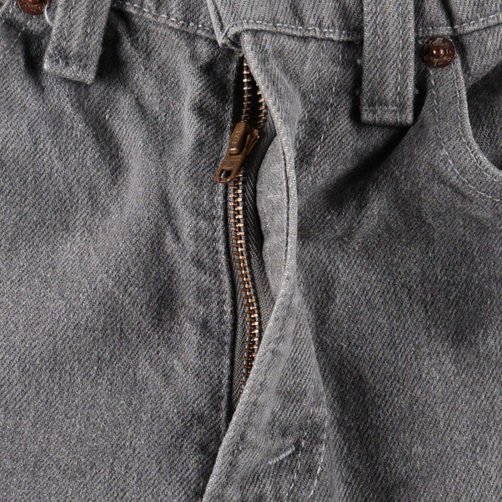 1980'S Levi's 40509-2767 Straight Denim Pants, Made in USA, Women's Size L (W28 equivalent), Vintage unclear gray type Vintage Second Hand