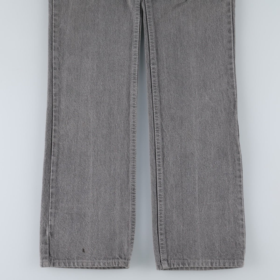 1980'S Levi's 40509-2767 Straight Denim Pants, Made in USA, Women's Size L (W28 equivalent), Vintage unclear gray type Vintage Second Hand